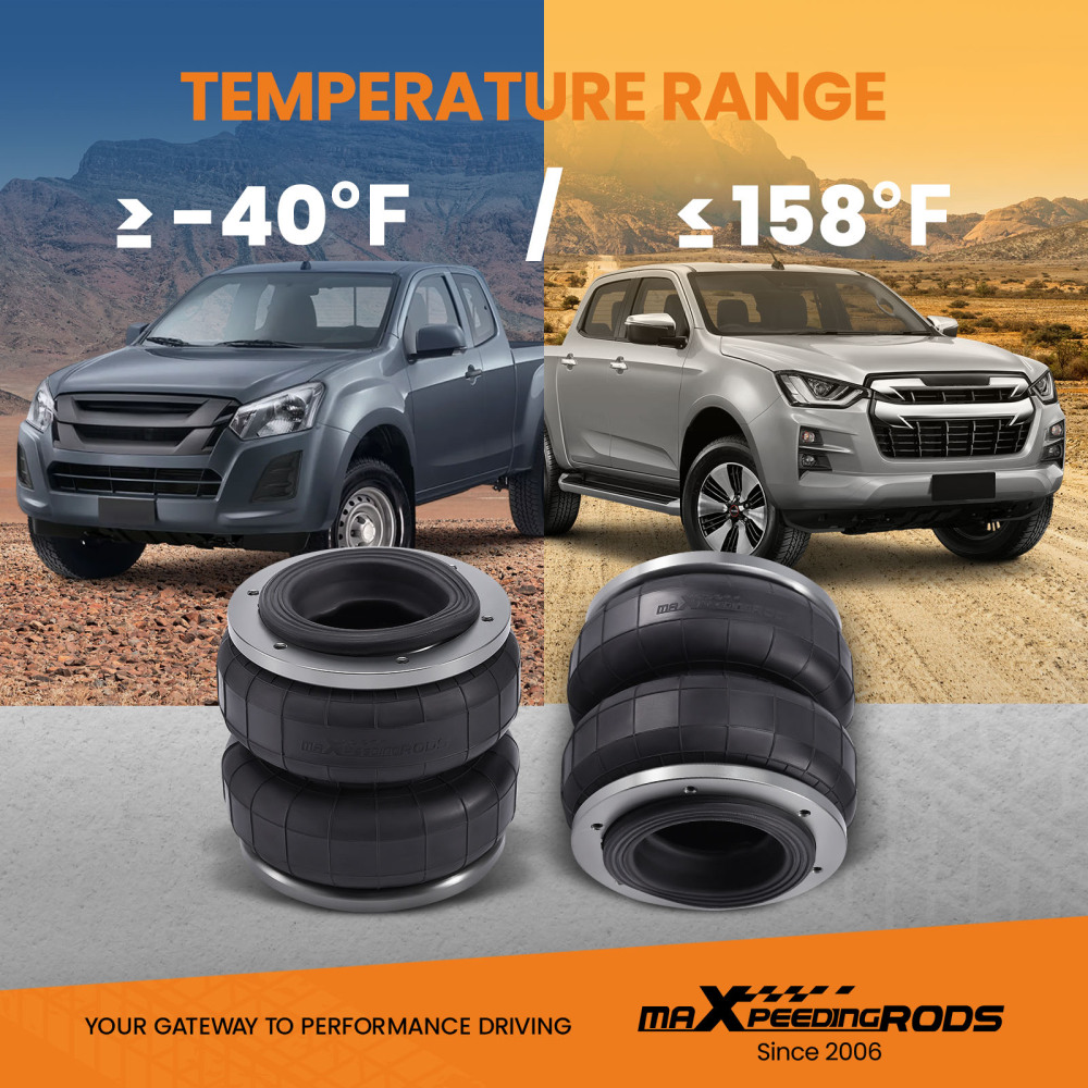 Rear Air Suspension Kit Sping Bag compatible for Isuzu D-Max 2020- 2WD 4WD Heavy Duty