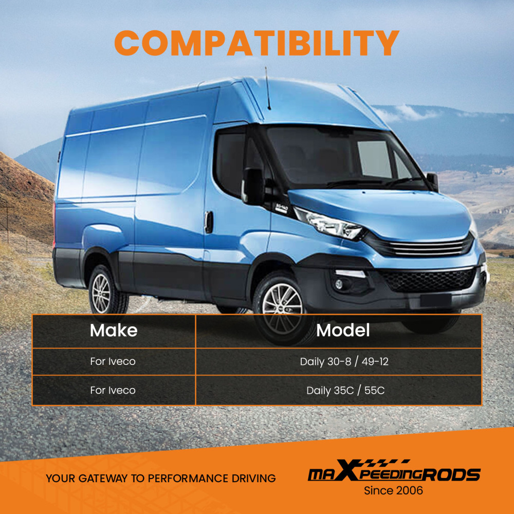 Kit de suspension pneumatique compatible pour Iveco Daily 35c 40c 45c 50c 55C 1999-2024 7.8T