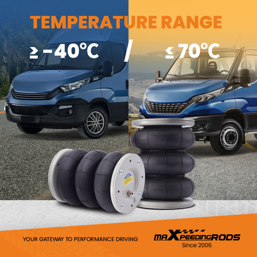 Kit de suspension pneumatique compatible pour Iveco Daily 35c 40c 45c 50c 55C 1999-2024 7.8T