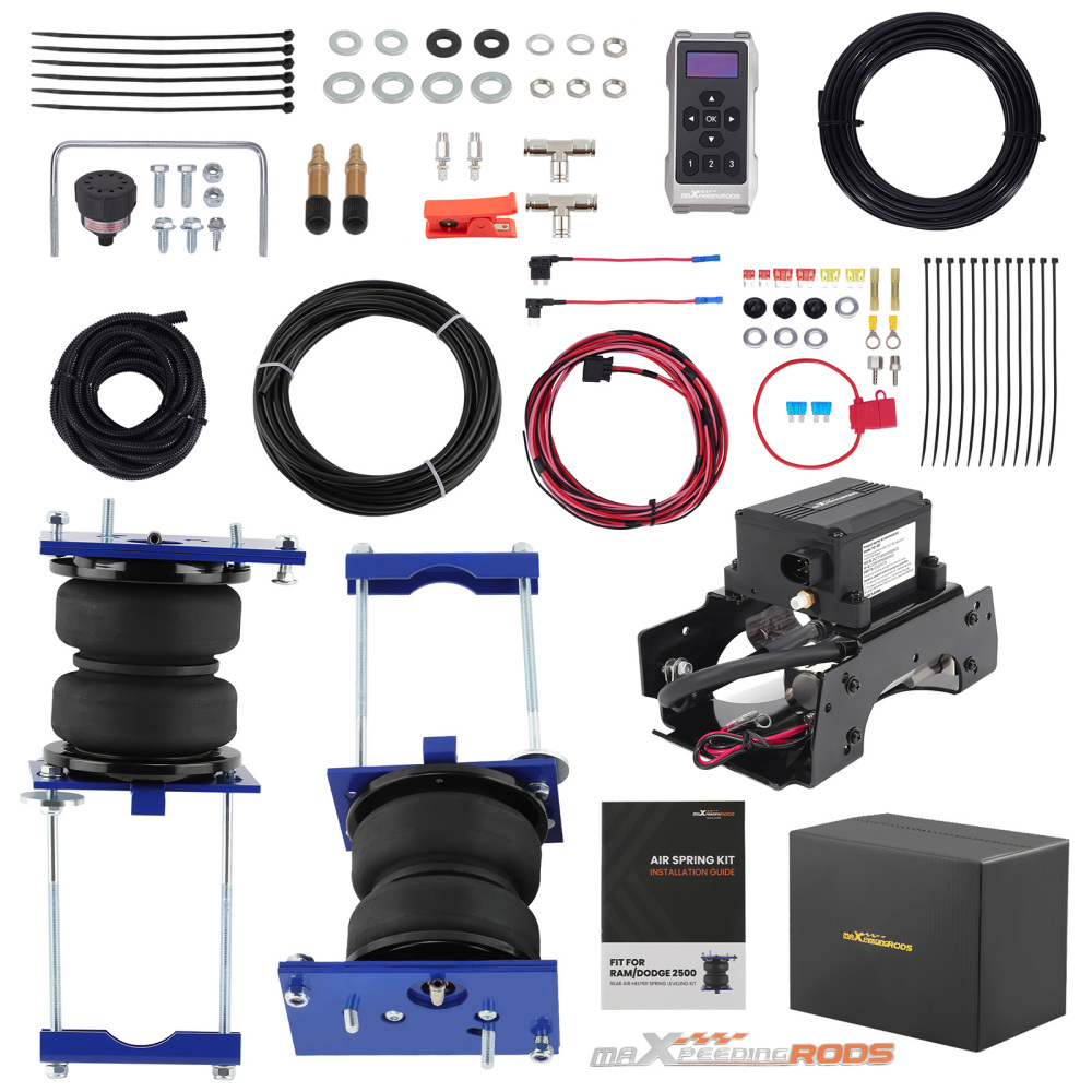 Air Spring Bags w/ Wireless Controller Kit compatible for Dodge Ram 2500 RWD AWD 2014 - 25