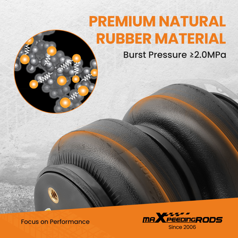 Air Spring Bags w/ Wireless Controller Kit compatible for Dodge Ram 2500 RWD AWD 2014 - 25