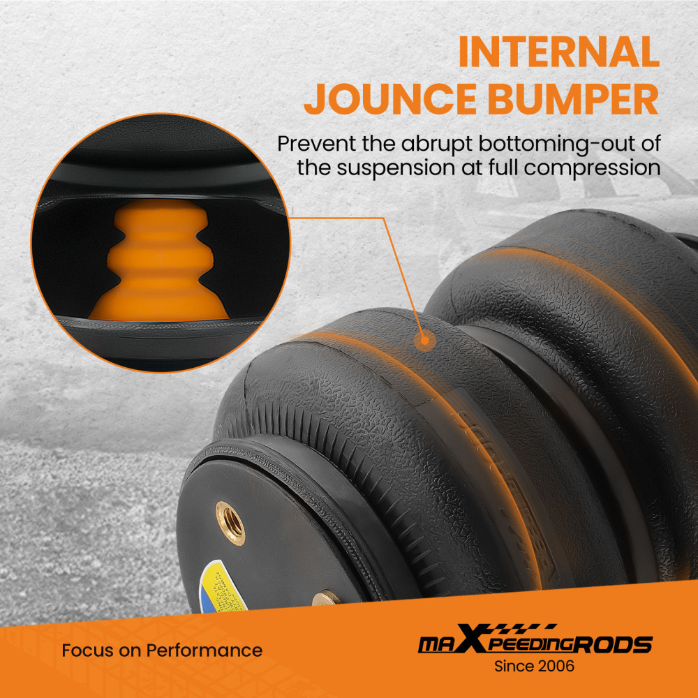 Air Spring Bags w/ Wireless Controller Kit compatible for Dodge Ram 2500 RWD AWD 2014 - 25