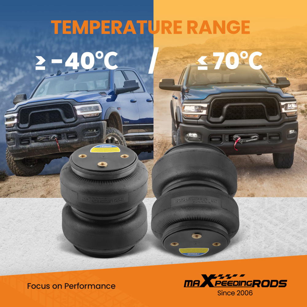 Air Spring Bags w/ Wireless Controller Kit compatible for Dodge Ram 2500 RWD AWD 2014 - 25