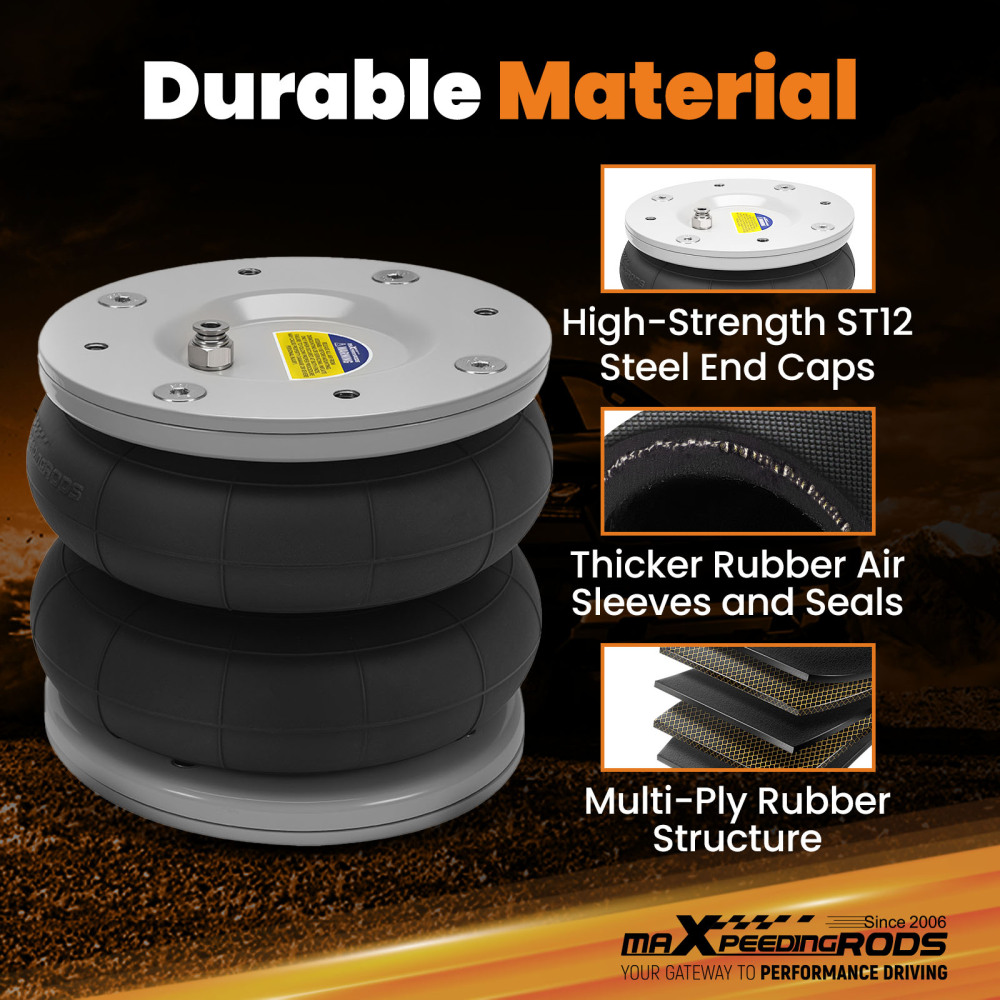 Rear Air Suspension Spring Bag Kit compatible for Mercedes-benz Sprinter 2006-2022 4000KG