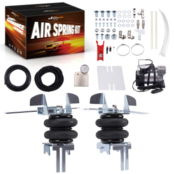 Rear Air Spring Bag Suspension Kit W/ Compressor compatible for VW Crafter 2006-2017 4000kg