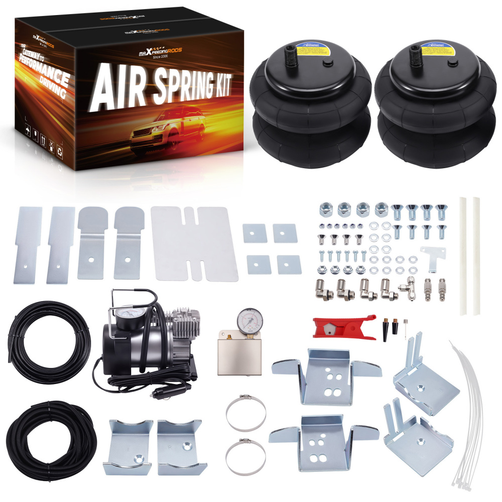 Rear Air Spring Bag Suspension Kit W/ Compressor compatible for VW Crafter 2006-2017 4000kg