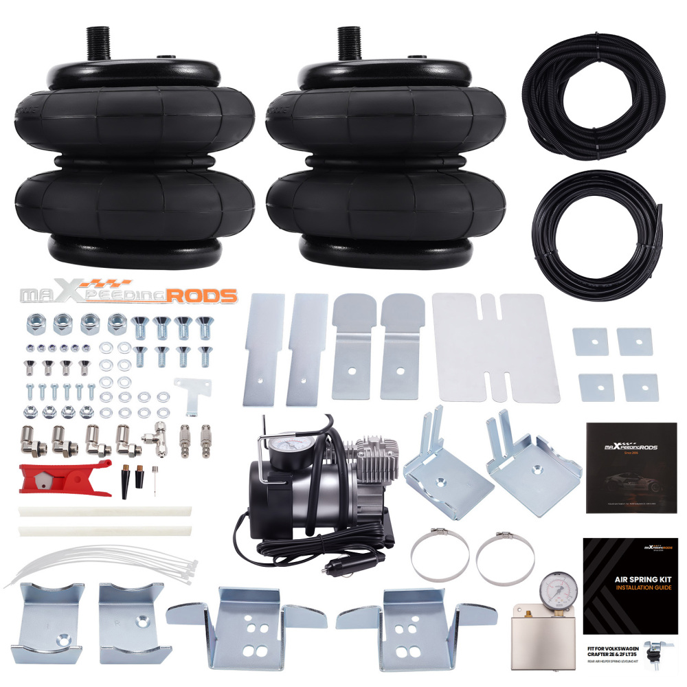 Towing Air Spring Bag Suspension Compressor Kit compatible for VW Crafter 2006-2017 4000kg