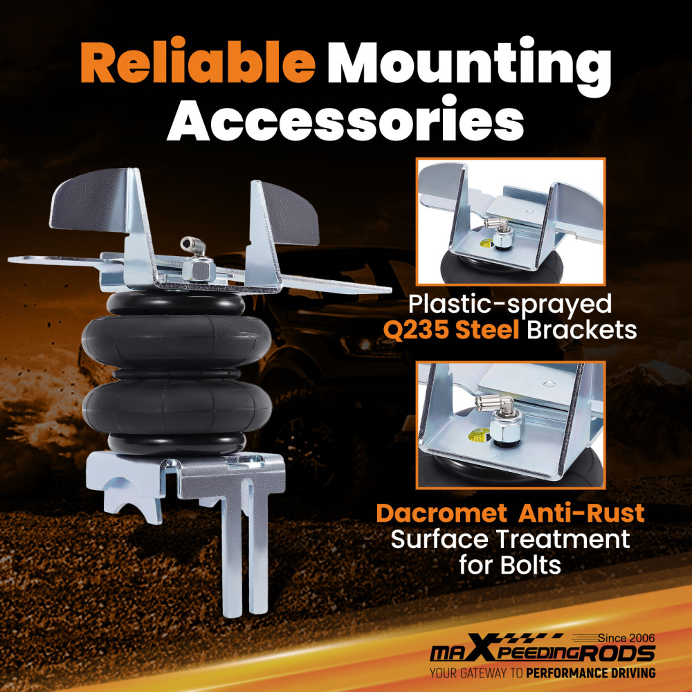 Towing Air Spring Bag Suspension Compressor Kit compatible for VW Crafter 2006-2017 4000kg