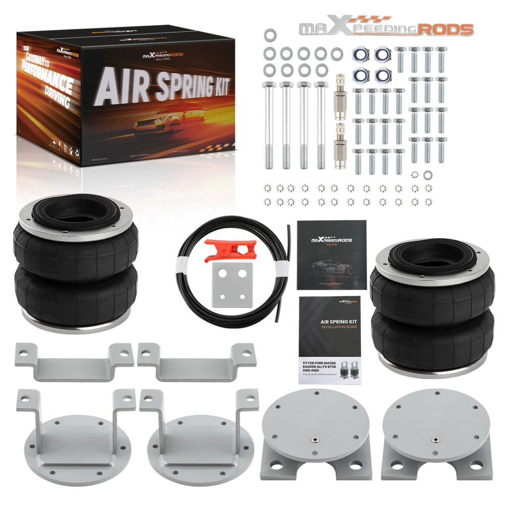 Heavy Duty Air Suspension Bag Load Assist Kit compatible for Ford Ranger PX PX2 PX3 XLT XL