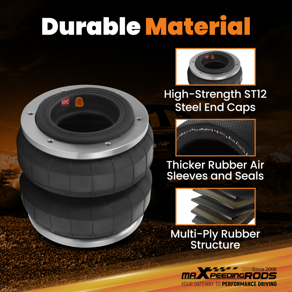 Kit sac de suspension pneumatique compatible pour VW Crafter 4motion compatible pour Mercedes Sprinter 4X4