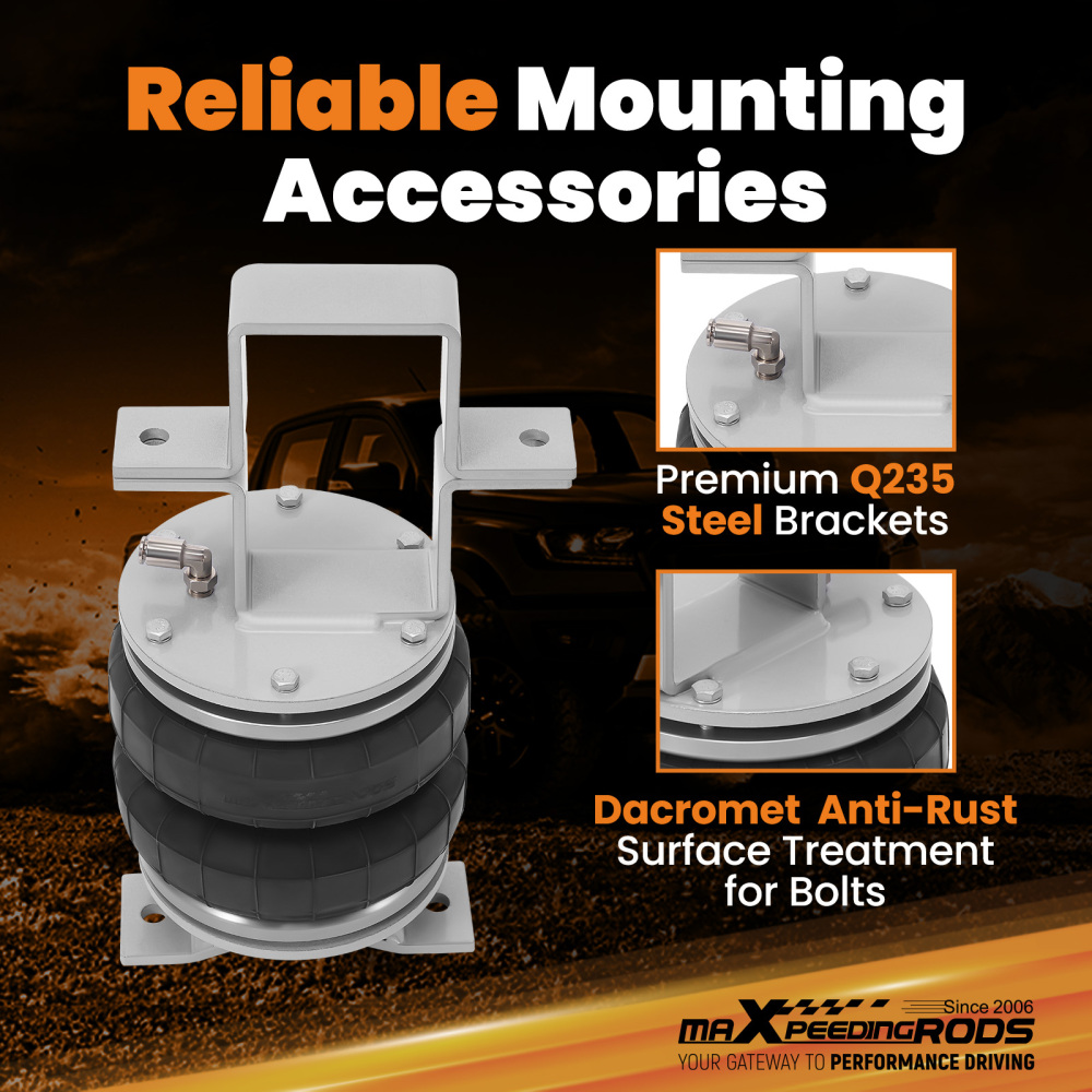 Kit sac de suspension pneumatique compatible pour VW Crafter 4motion compatible pour Mercedes Sprinter 4X4