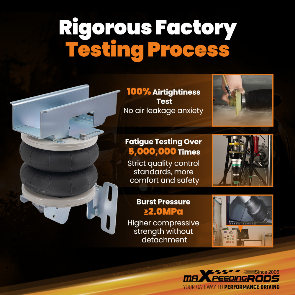 Kit Sospensioni Pneumatiche + Doppio manometri compatibile per Mercedes Benz Sprinter 2006-