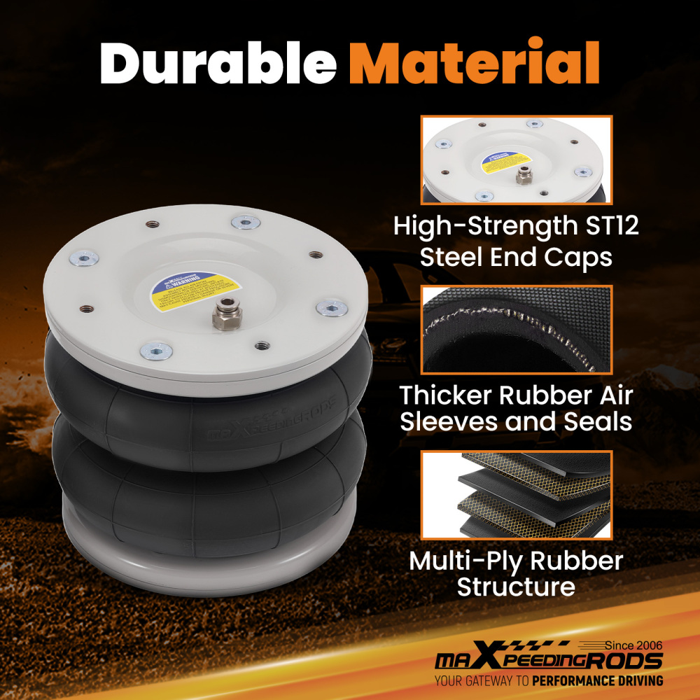 Kit Sospensioni Pneumatiche + Doppio manometri compatibile per Mercedes Benz Sprinter 2006-