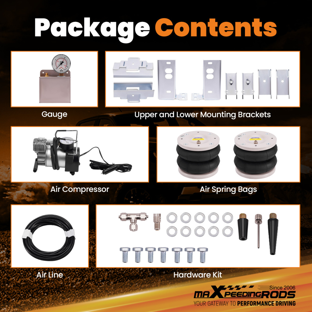 maXpeedingrods Air Suspension with Compressor compatible for Mercedes-Benz Sprinter 06-22 4000kg