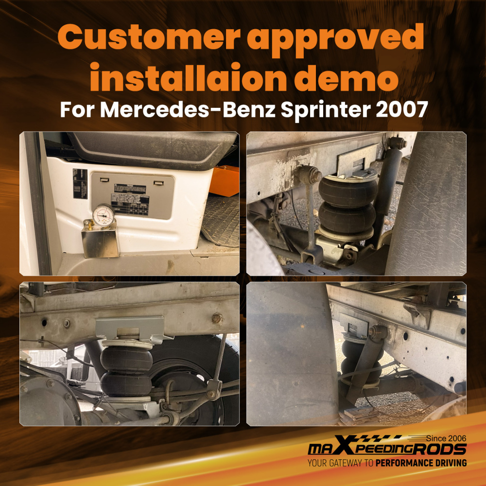 KIT DI SOSPENSIONE AD ARIA CON COMPRESSORE compatibile per MERCEDES BENZ SPRINTER 2006-2022