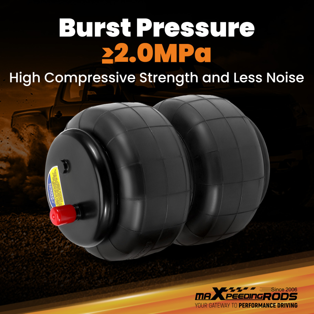 Towing Air Suspension Spring Bag Kit compatible for Isuzu D-Max 4x2 4X4 Hi-Rider 2012-2020