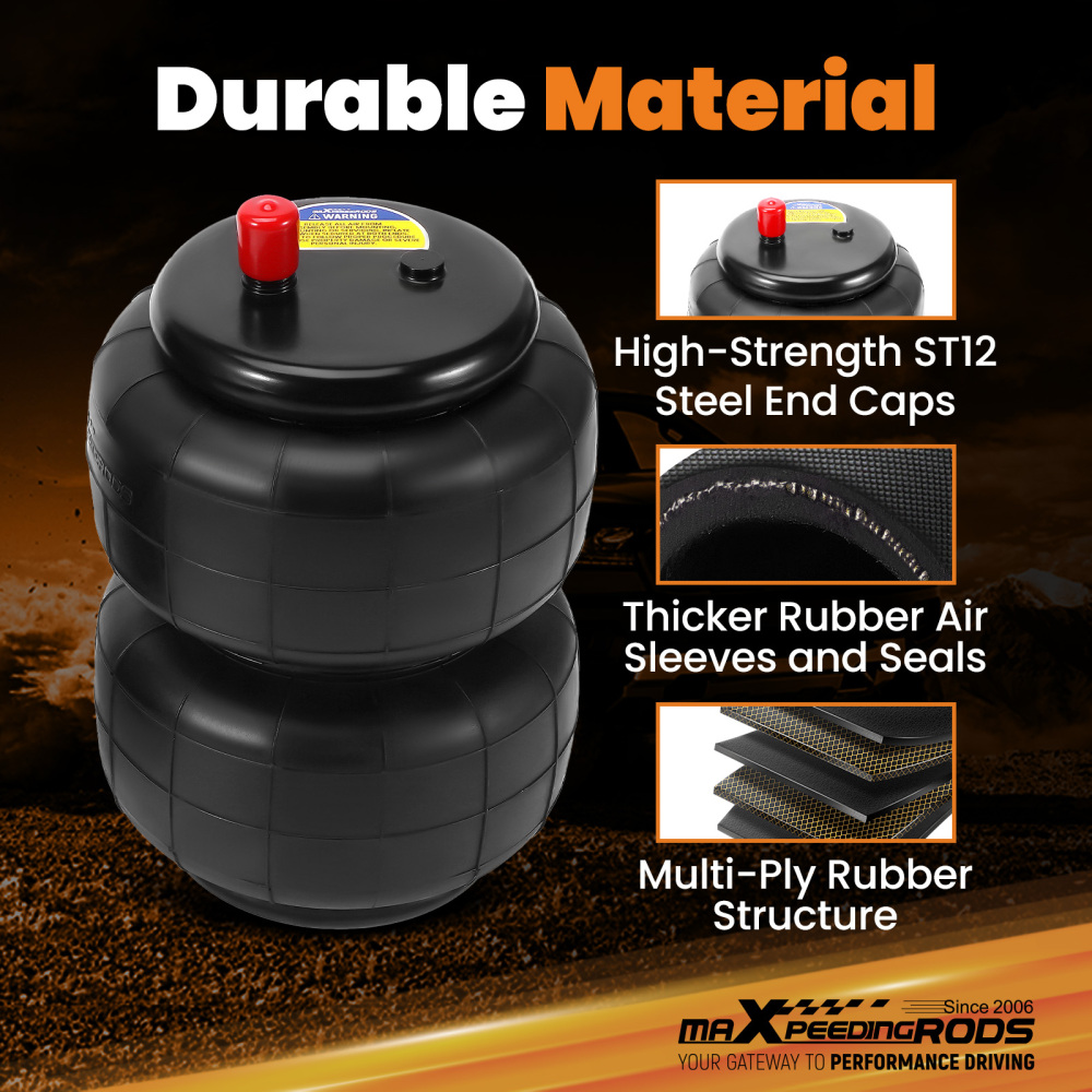 Towing Air Suspension Spring Bag Kit compatible for Isuzu D-Max 4x2 4X4 Hi-Rider 2012-2020