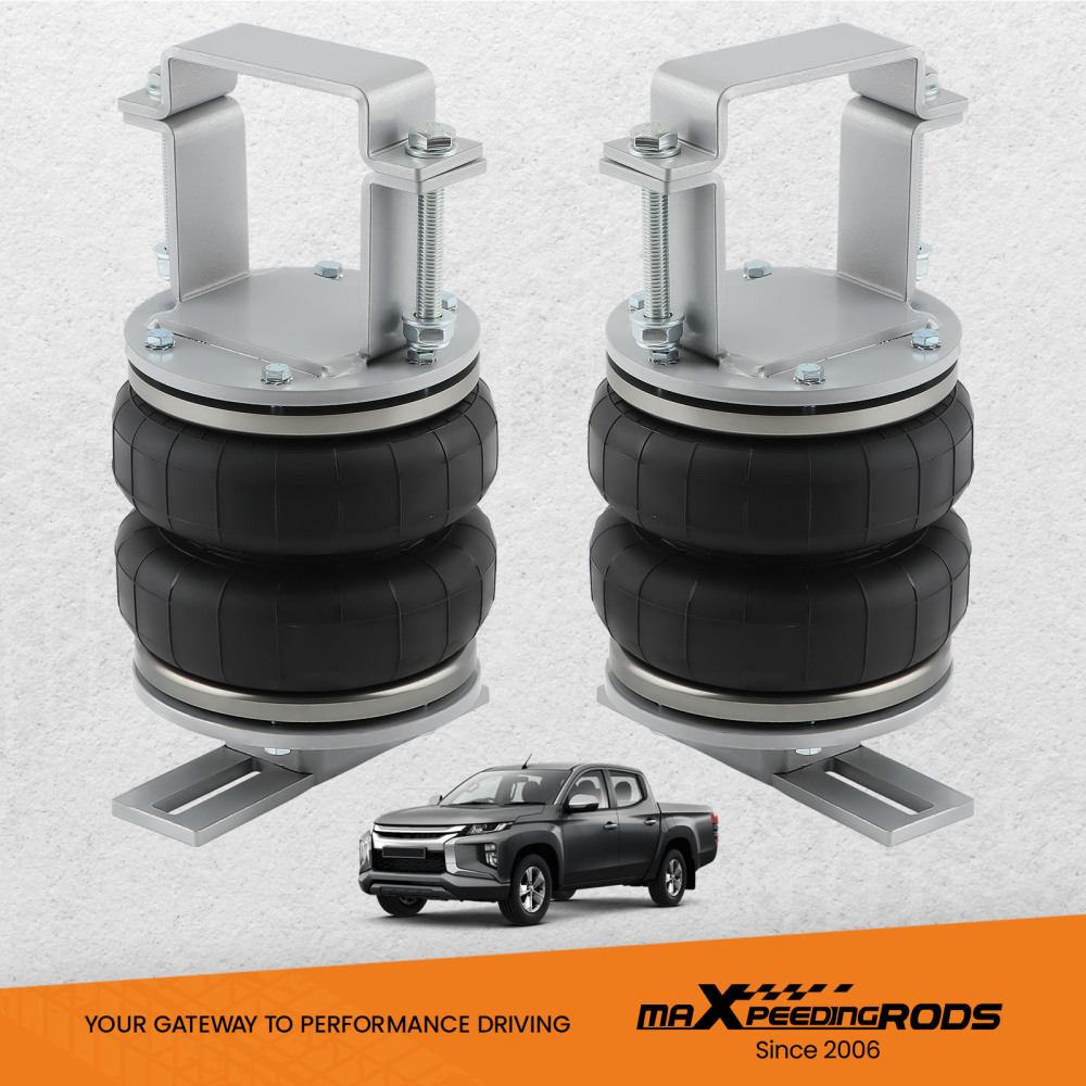 Air Suspension Spring Bag Compressor Kit compatible for Mitsubishi Triton MN ML MQ 2005-