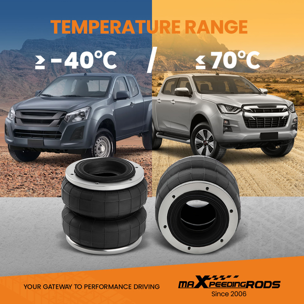 Air Suspension Spring Bag Compressor Kit compatible for Mitsubishi Triton MN ML MQ 2005-