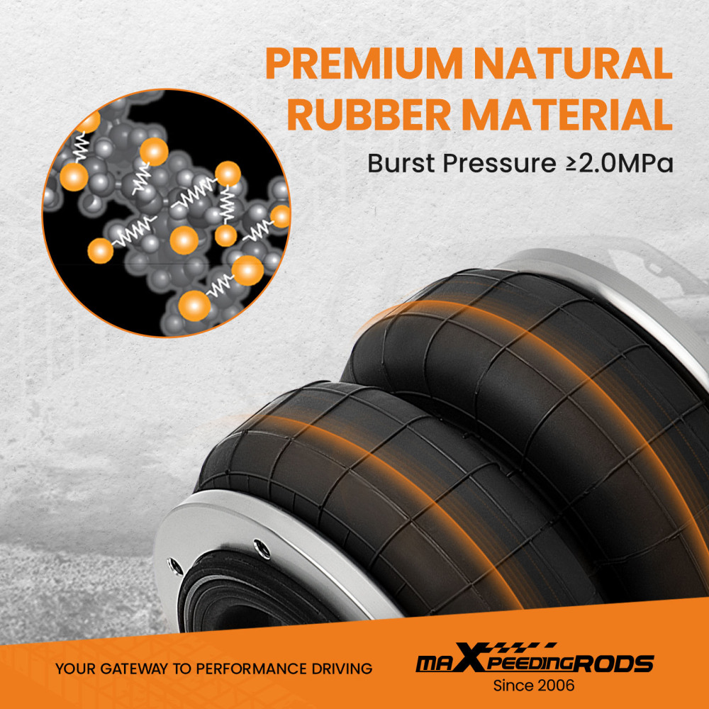 Air Suspension Spring Bag Compressor Kit compatible for Mitsubishi Triton MN ML MQ 2005-