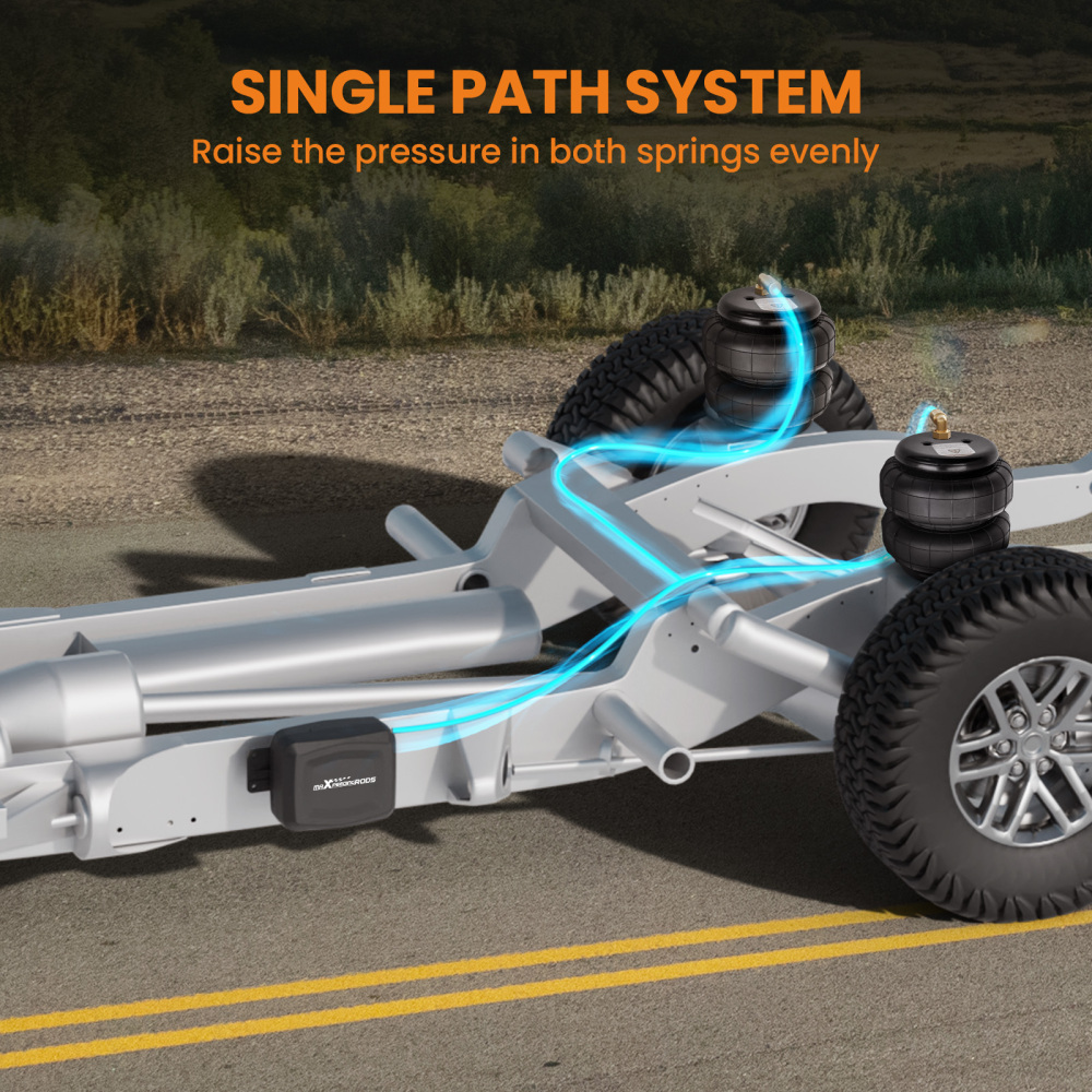 Rear Air Suspension Kit + Digital Controller compatible for LDV T60 2017-2024 All Models