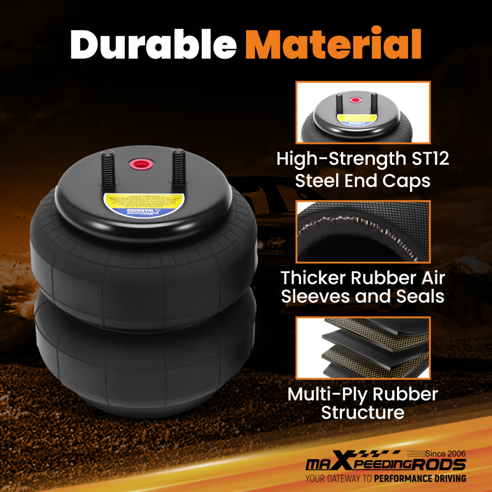 Rear Air Suspension Spring Bag leaf Helper Kit compatible for Nissan Navara D21 D22 4X4 4WD