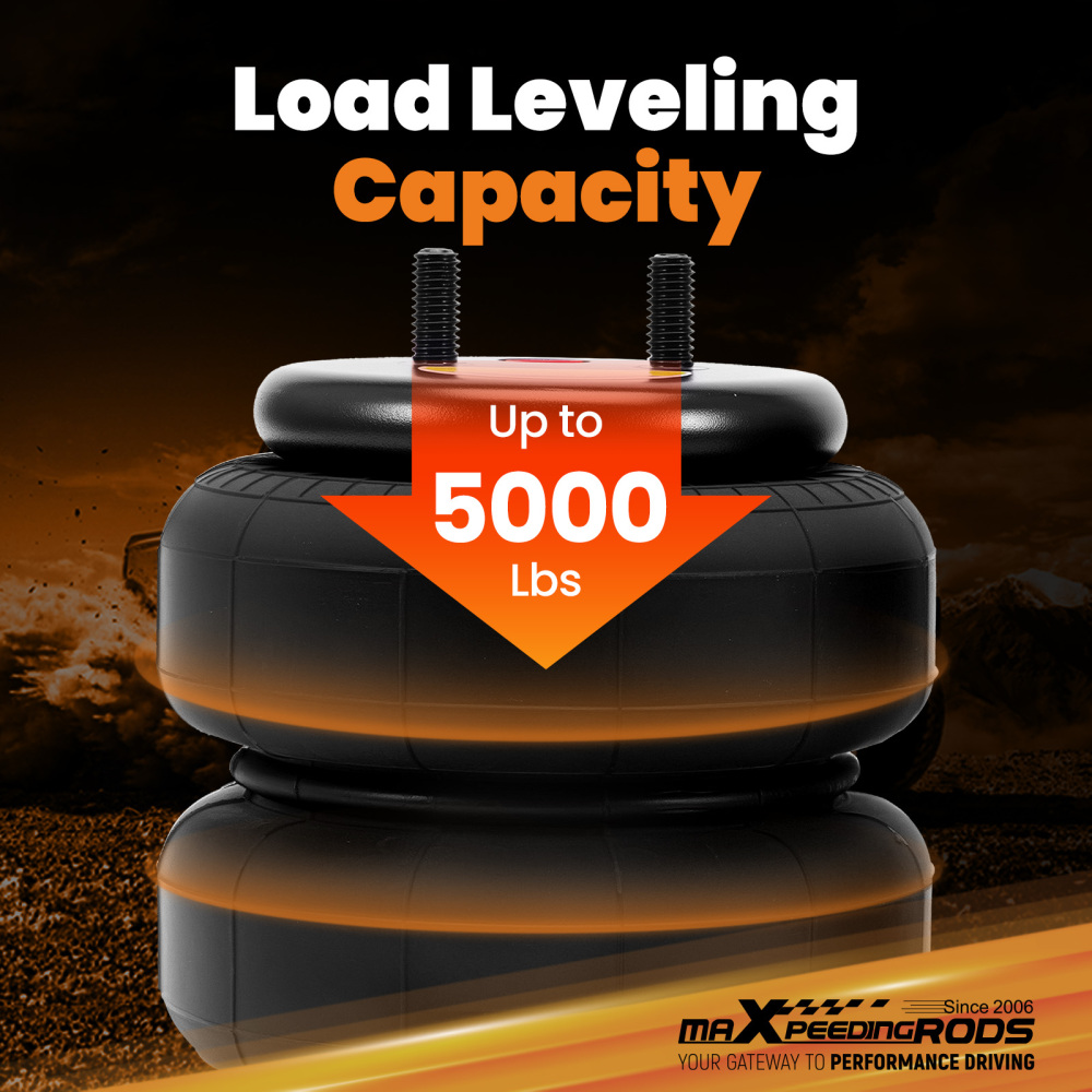 Rear Air Suspension Spring Bag leaf Helper Kit compatible for Nissan Navara D21 D22 4X4 4WD