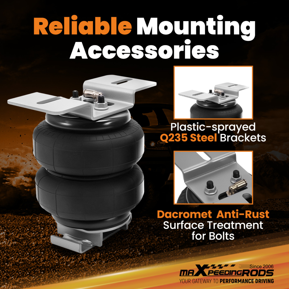 Rear Air Suspension Spring Bag leaf Helper Kit compatible for Nissan Navara D21 D22 4X4 4WD