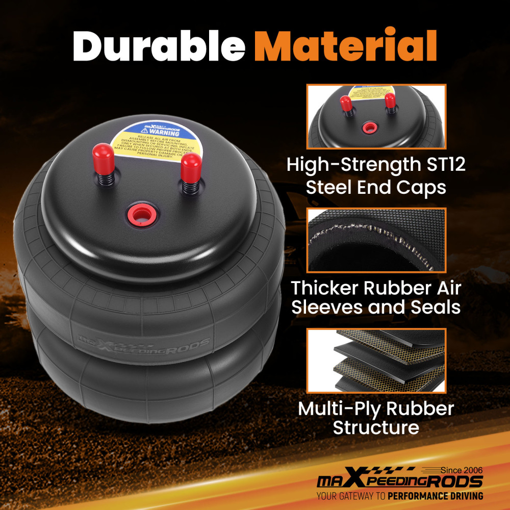 Air Suspension Kit Rear compatible for Toyota Land Cruiser 73 75 Series 1985-1990