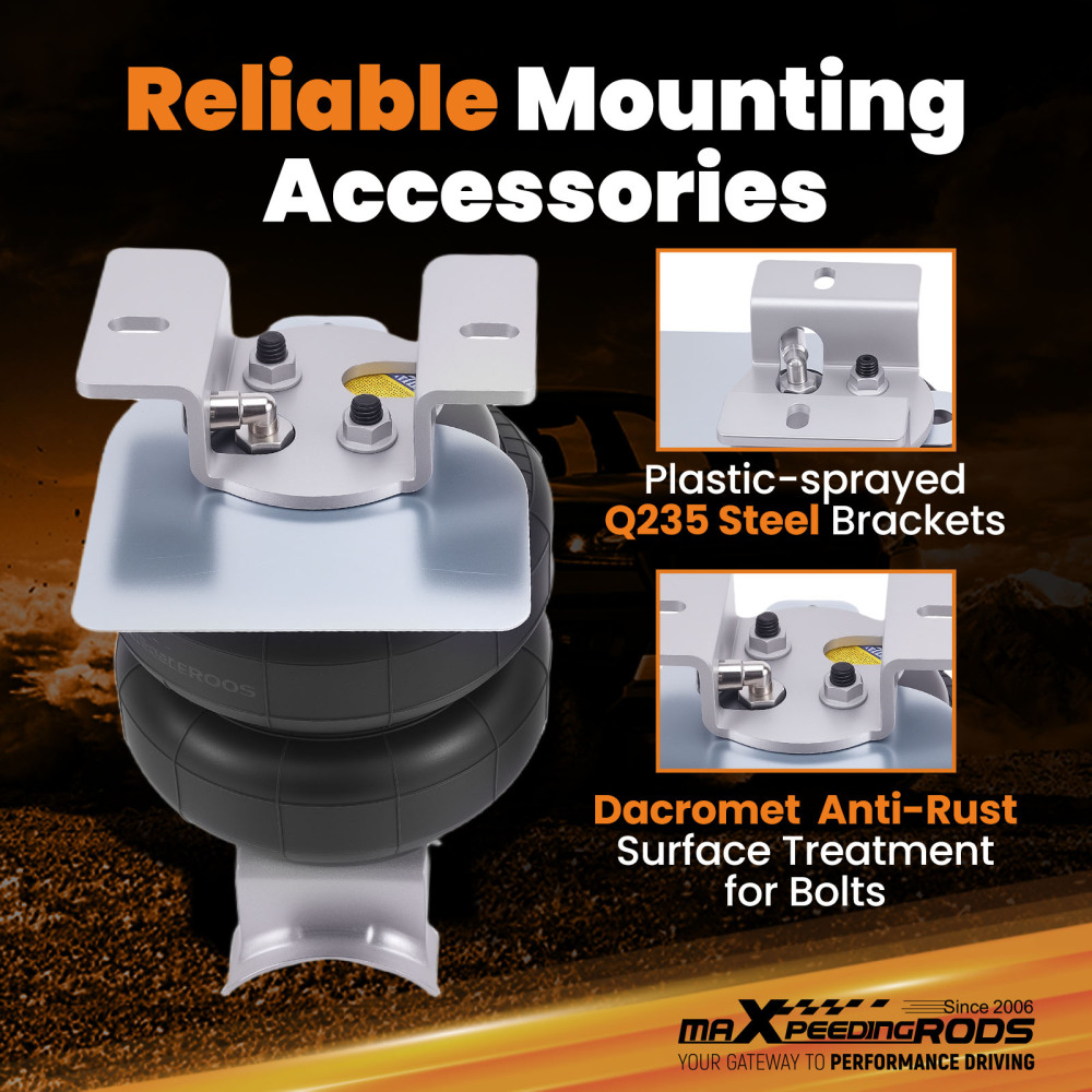 Air Suspension Kit Rear compatible for Toyota Land Cruiser 73 75 Series 1985-1990