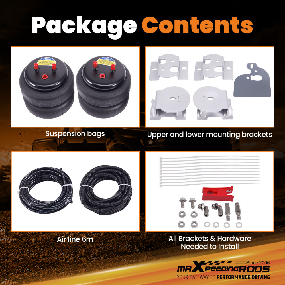 Air Suspension Kit Rear compatible for Toyota Land Cruiser 73 75 Series 1985-1990