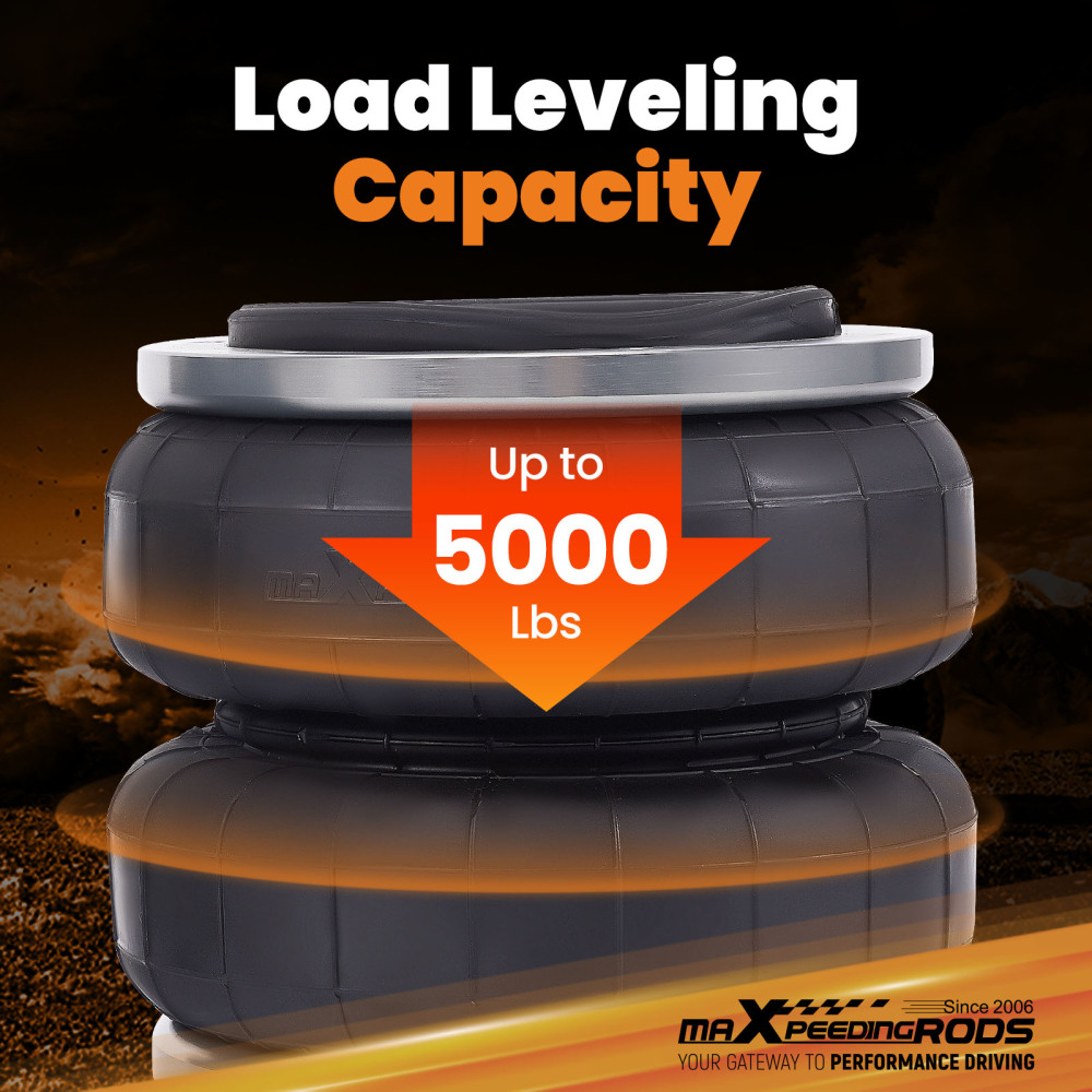 Air Spring Bag Suspension Kit compatible for Nissan Navara D23 2015-2024 W/ Leaf Rear