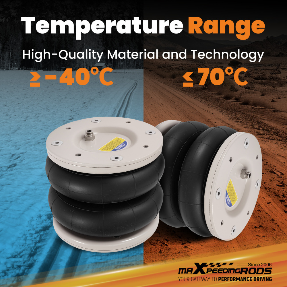 Air Suspension Kit W/ Dual Gauge compatible for Vauxhall Movano X70 compatible for FWD 1999-2010 4000KG