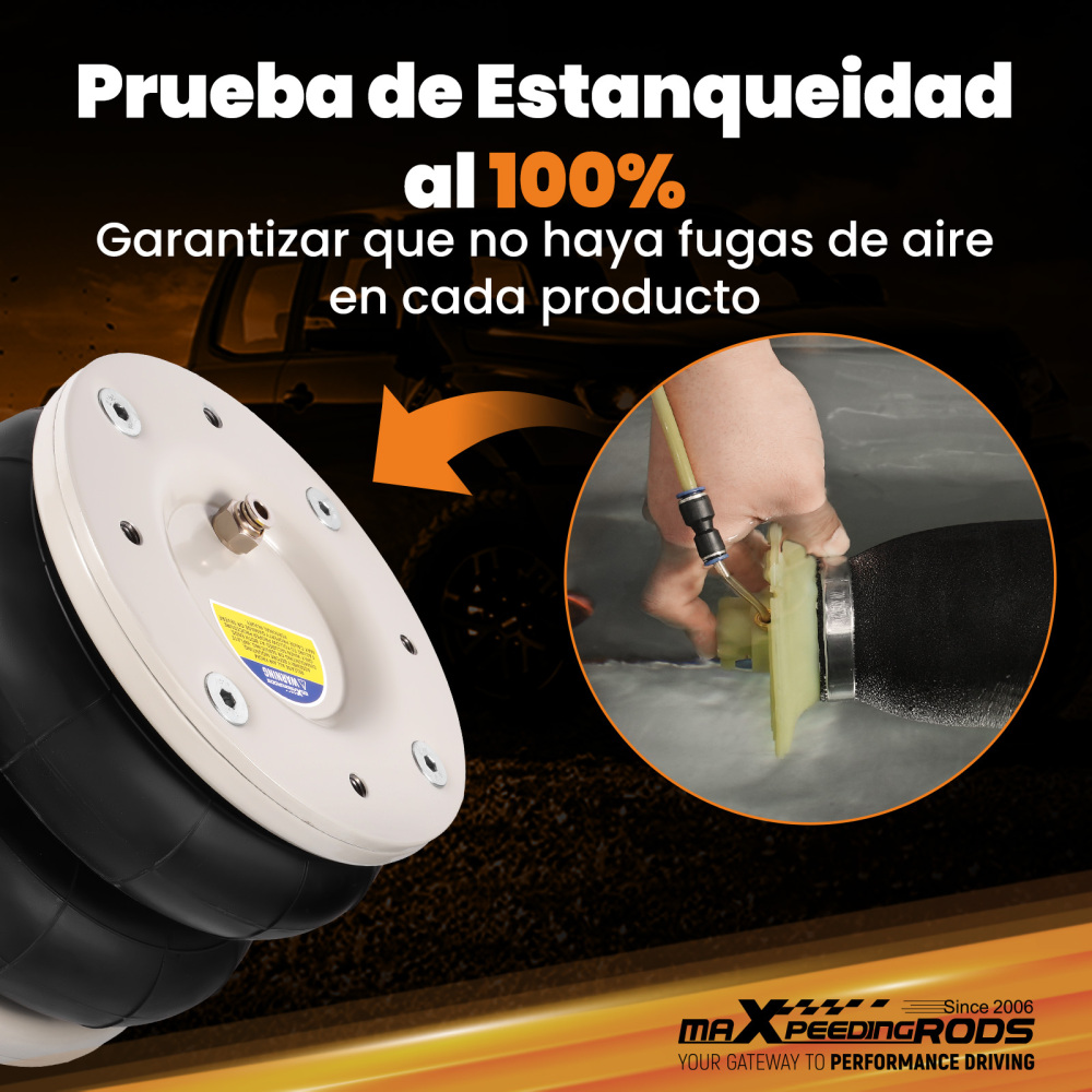 Air Suspension Kit W/ Dual Gauge compatible for Vauxhall Movano X70 compatible for FWD 1999-2010 4000KG