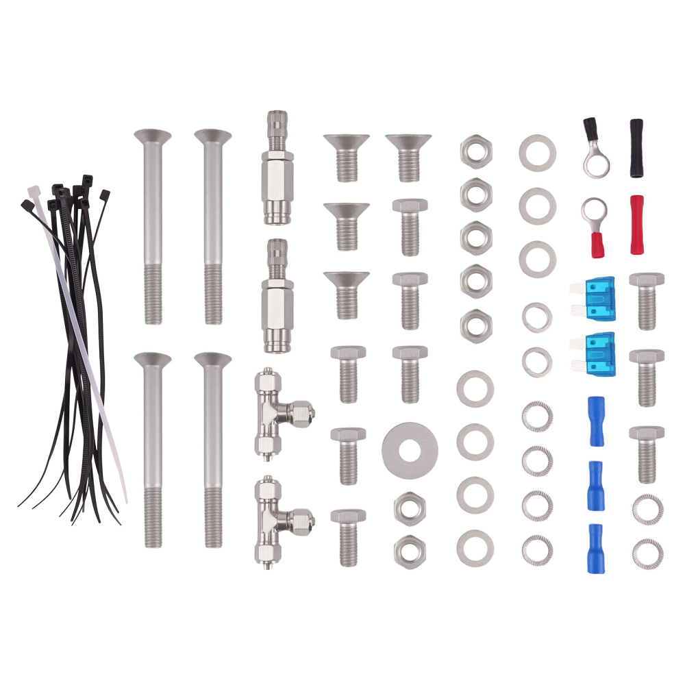 Kit Sospensioni Pneumatiche + Doppio manometri compatibile per Opel Movano X70 1998-2010