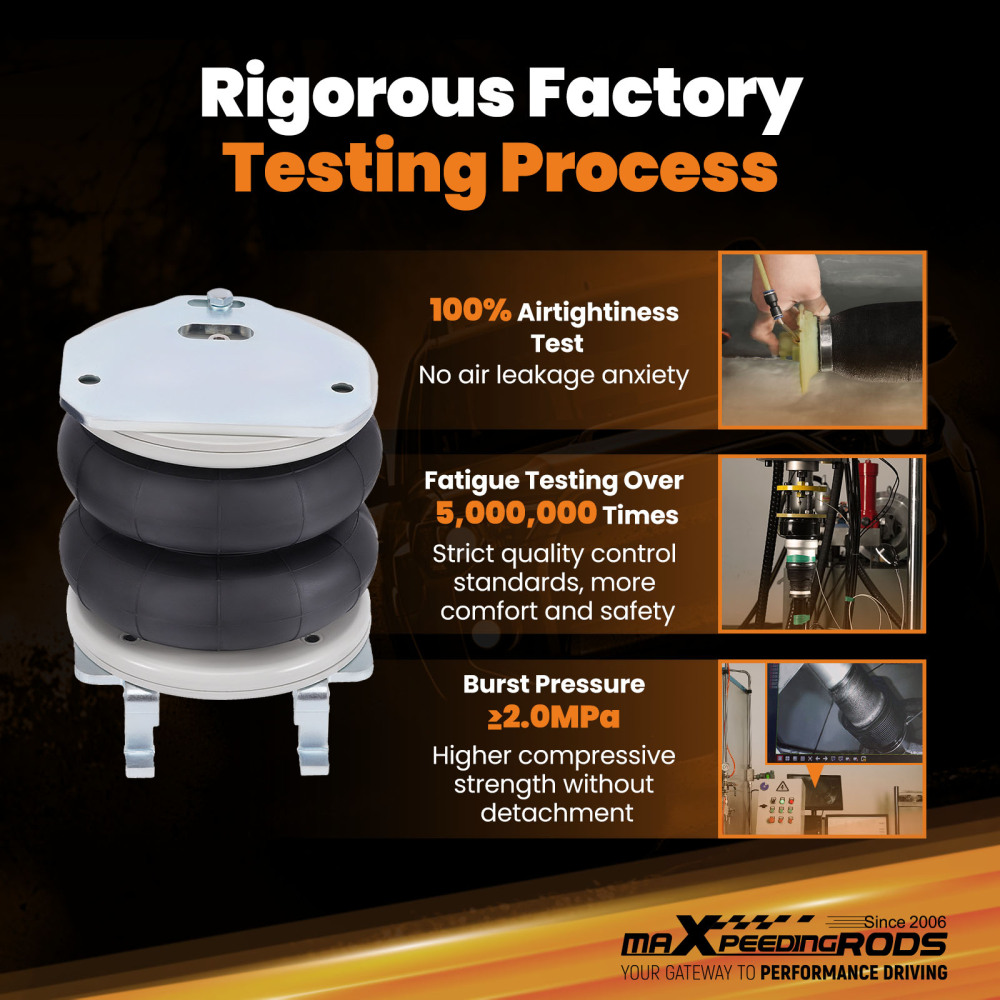 Kit sospensioni pneumatiche + Staffa compatibile per Vauxhall Movano X70 compatibile per FWD 1998-2010