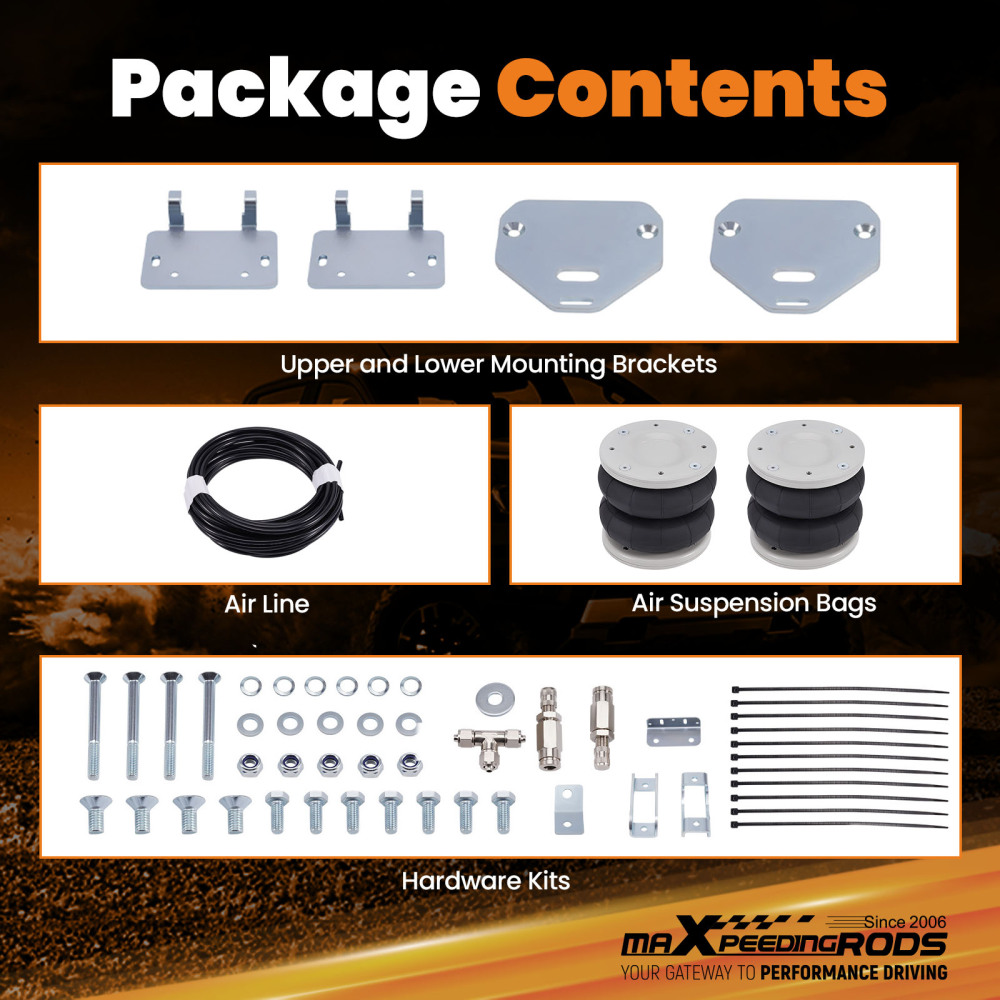 Kit sospensioni pneumatiche + Staffa compatibile per Vauxhall Movano X70 compatibile per FWD 1998-2010