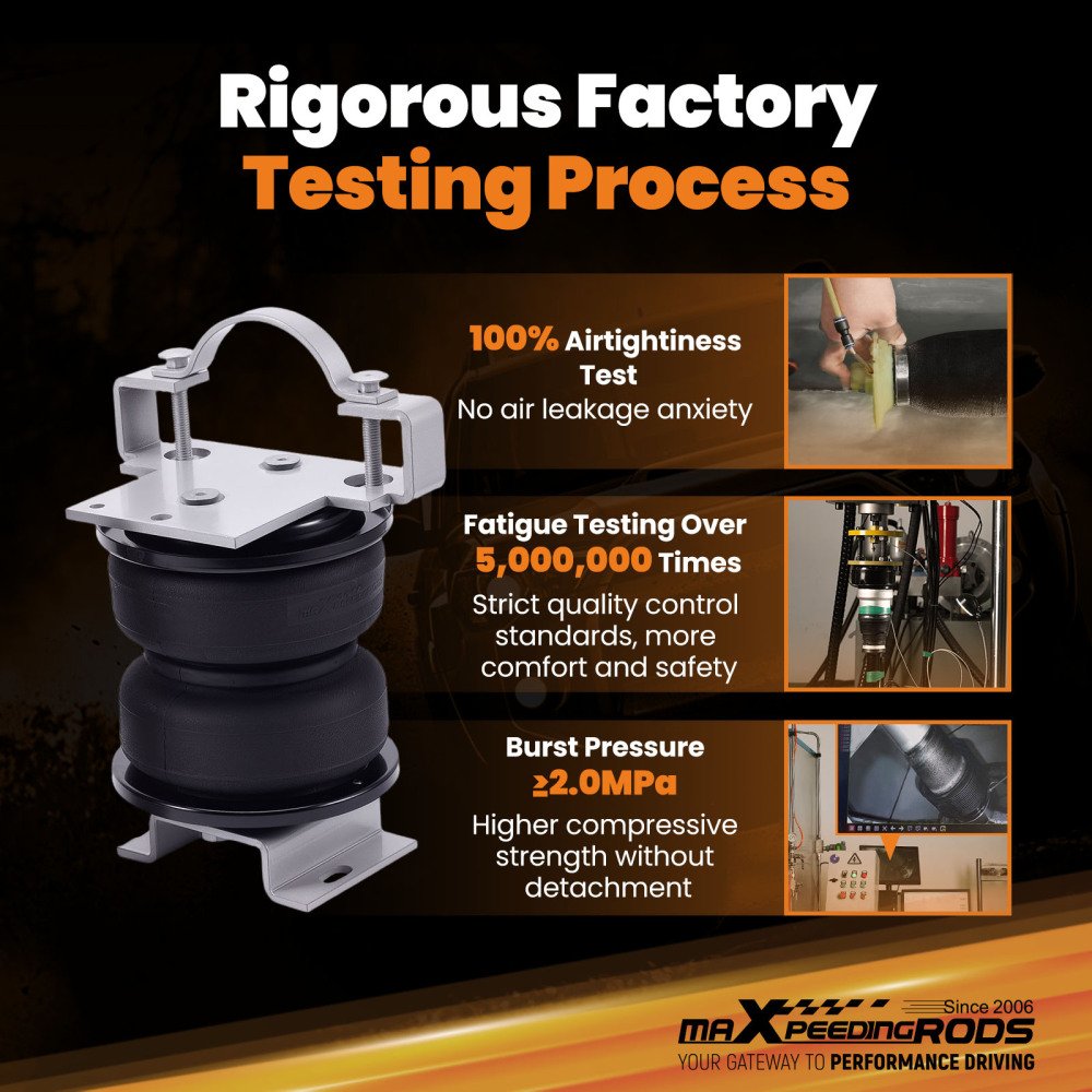 Air Helper Spring Bag Kit 5000lbs compatible for Chevy Silverado 2500 4WD/RWD