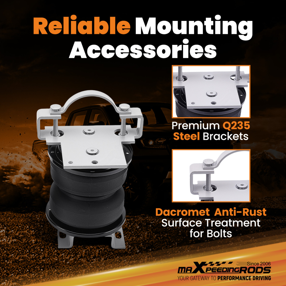 Air Helper Spring Bag Kit 5000lbs compatible for Chevy Silverado 2500 4WD/RWD