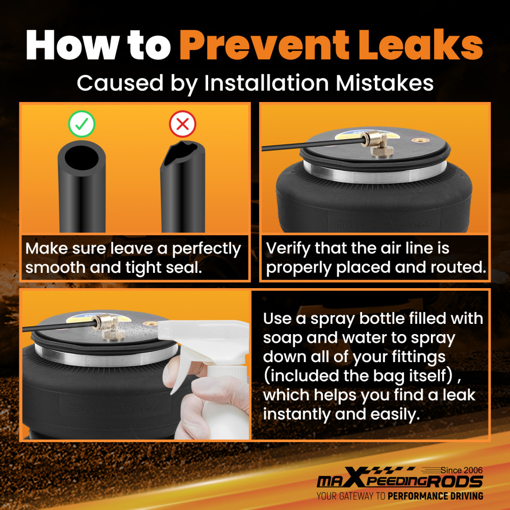 Air Helper Spring Bag Kit 5000lbs compatible for Chevy Silverado 2500 4WD/RWD