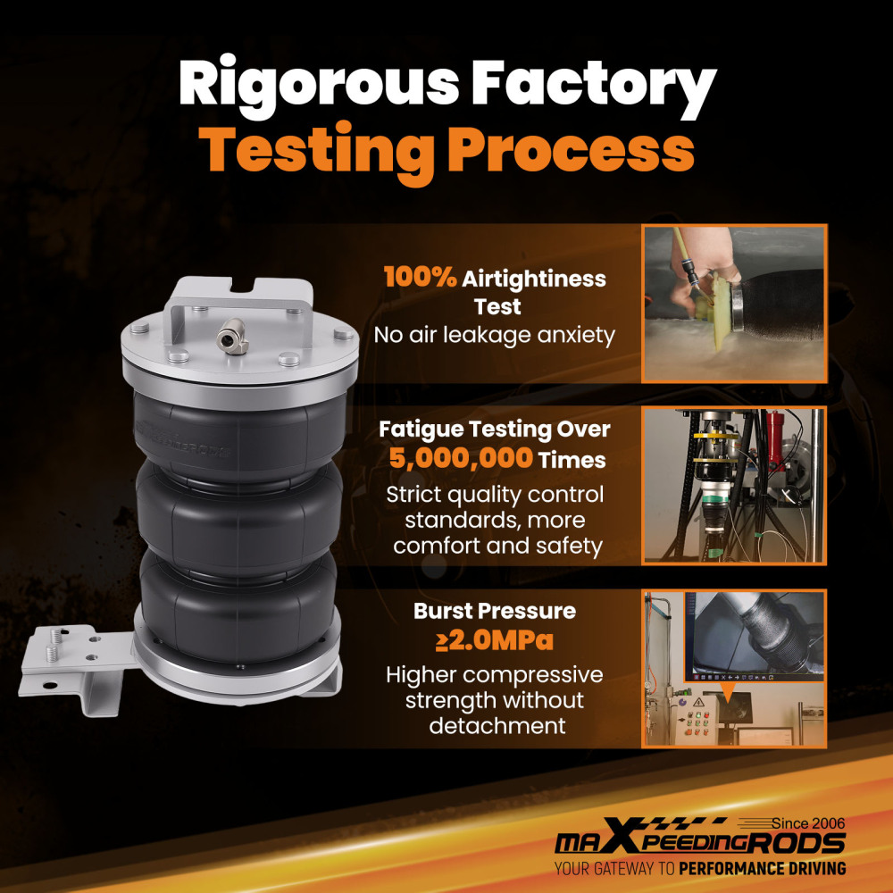 Air Helper Spring Bag Kit Rear compatible for Chevrolet Silverado 1500 2020+ Trail Boss