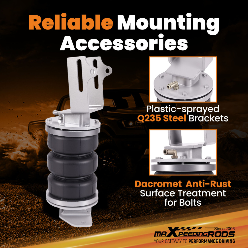 Air Suspension Bag Helper Spring Kit Rear compatible for Ford Everest Tremor 2022-ONWARDS