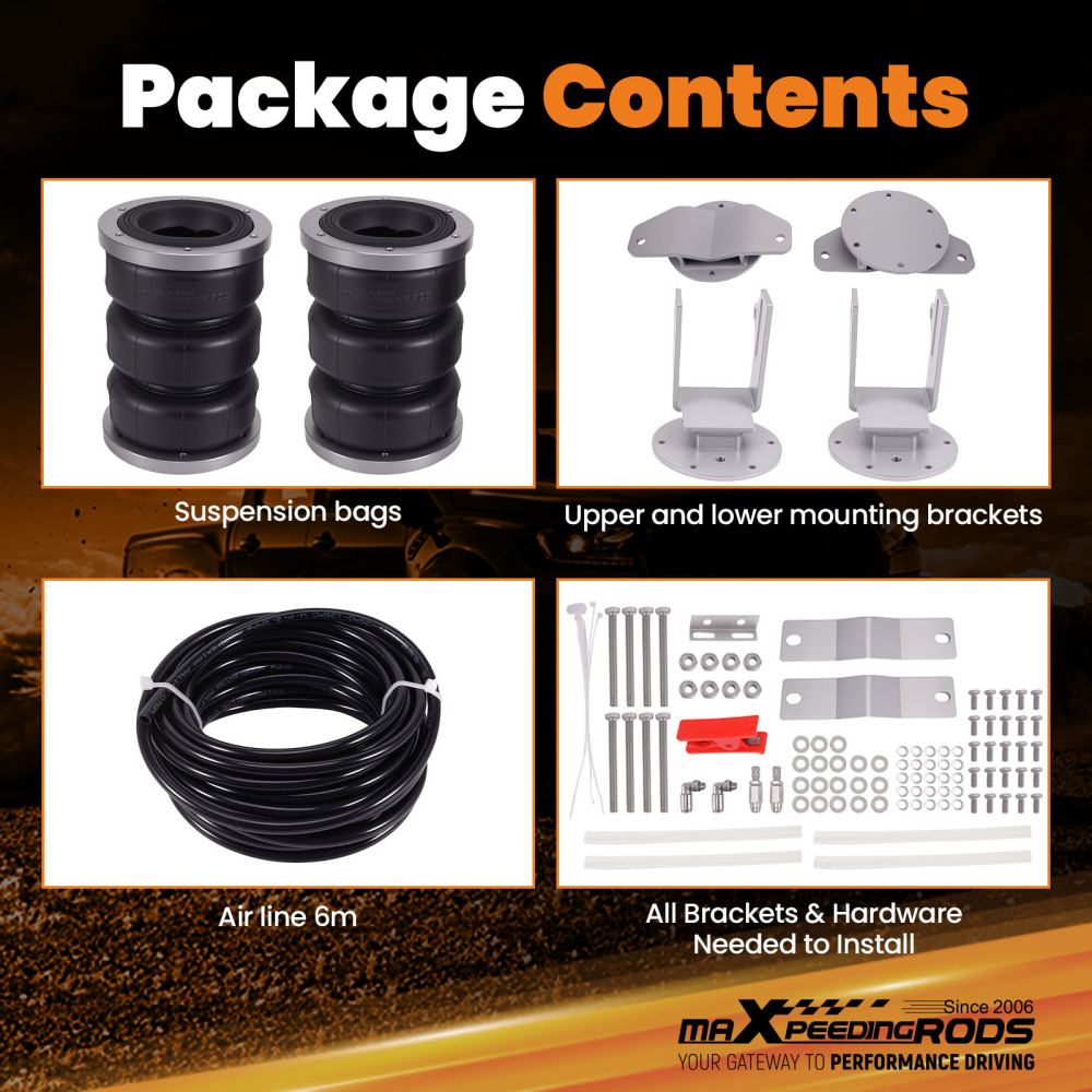 Air Suspension Bag Helper Spring Kit Rear compatible for Ford Everest Tremor 2022-ONWARDS