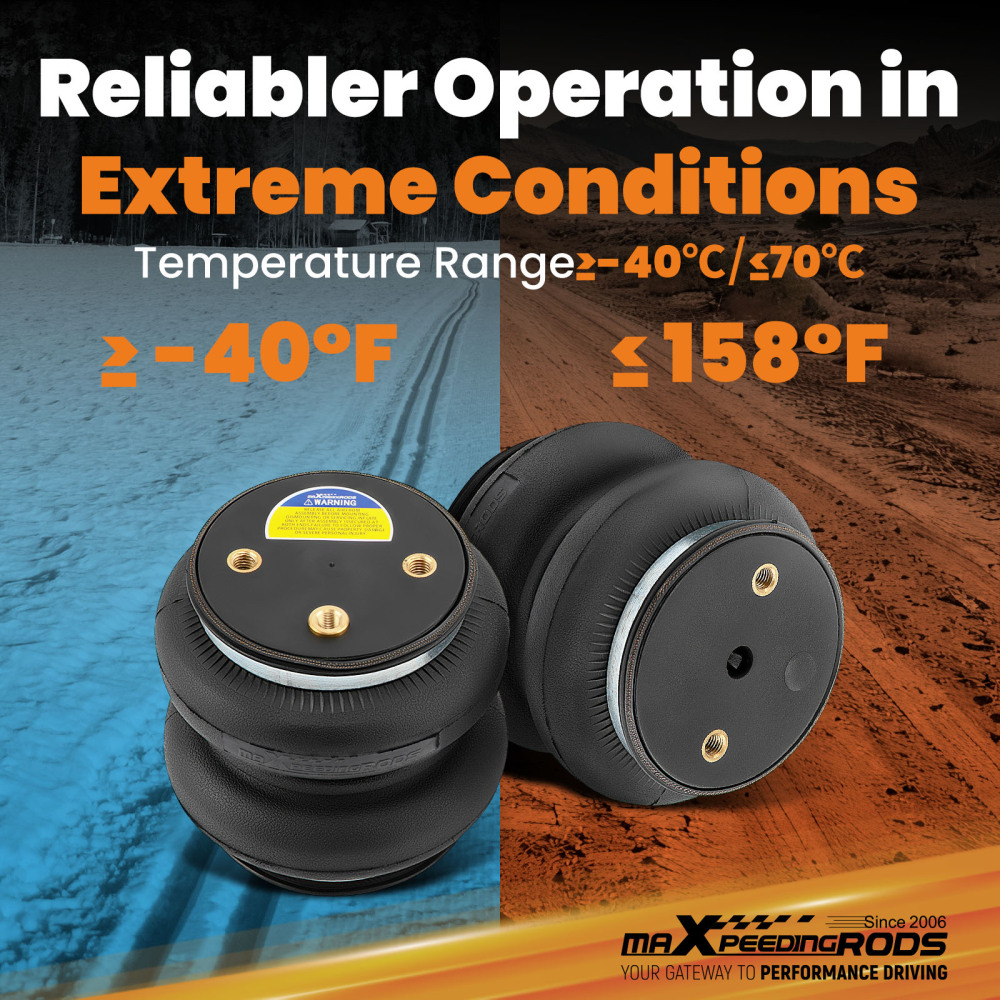 Air Spring Kit Rear For GMC Silverado Sierra 1500 4WD 2019-2025