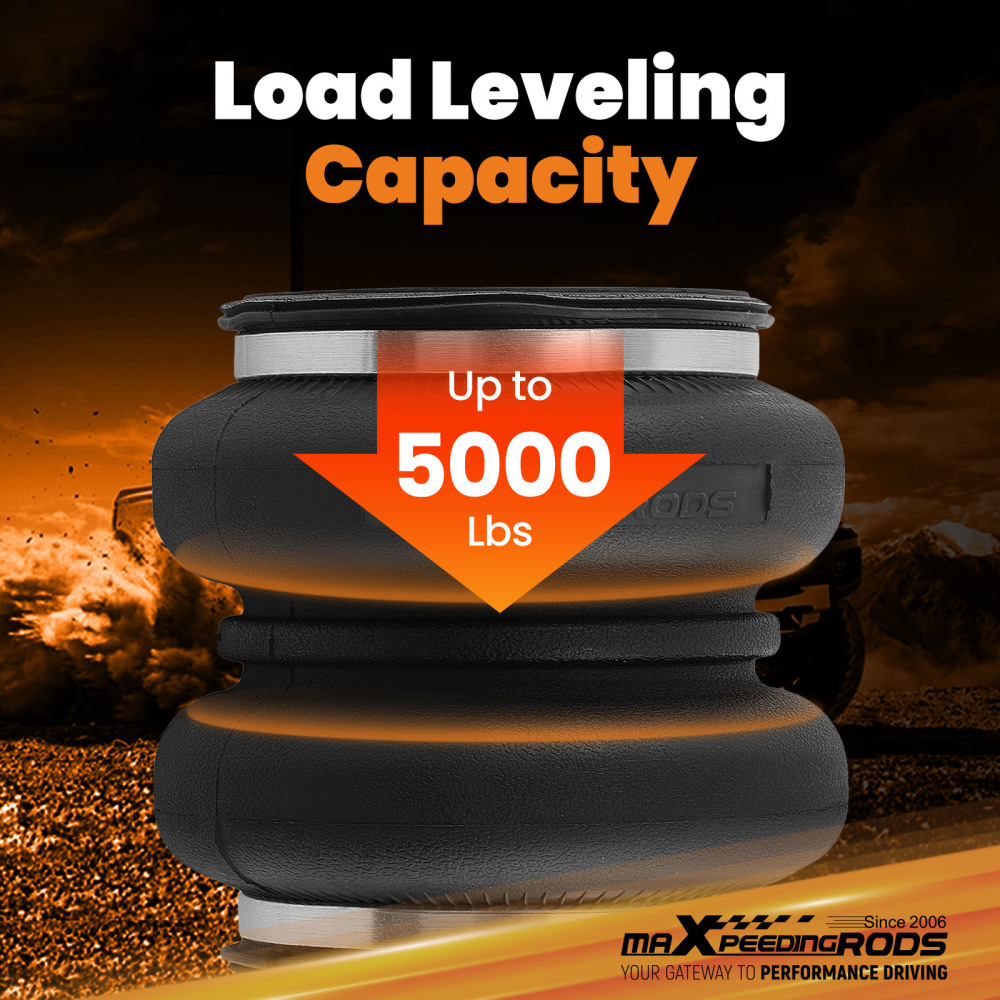 Air Spring Kit Rear For GMC Silverado Sierra 1500 4WD 2019-2025