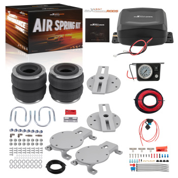 Heavy Duty Air Spring Bags + Controller Kit compatible for Toyota Fortuner Rear Suspension