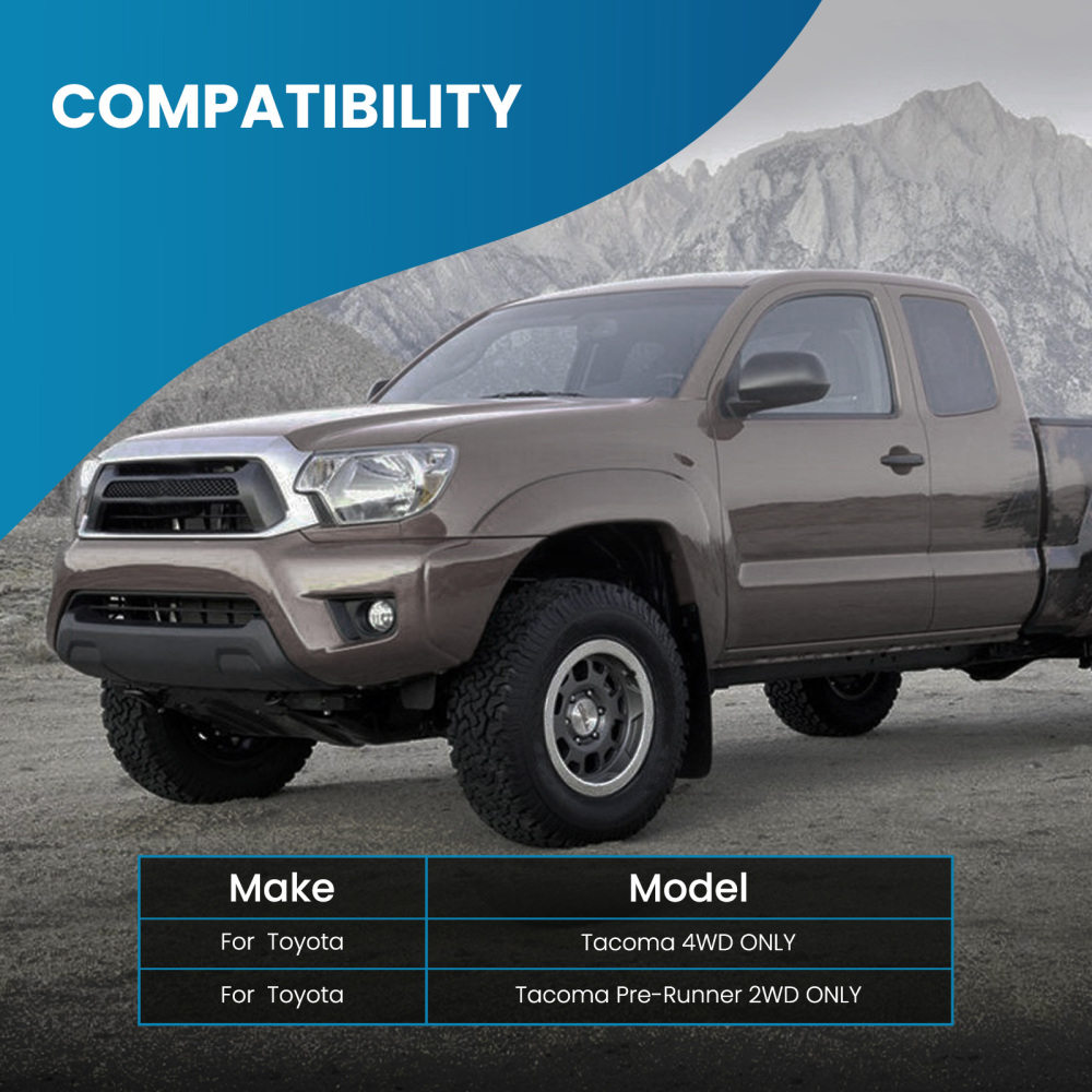 Air Rear Helper Spring Kit compatible for Toyota Tacoma 4WD 2005-2020 2021