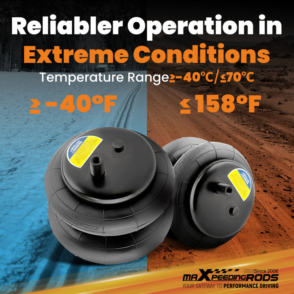 Air Springs Bags Kit Rear compatible for Toyota Tacoma Pre Runner 2WD 2005-2020