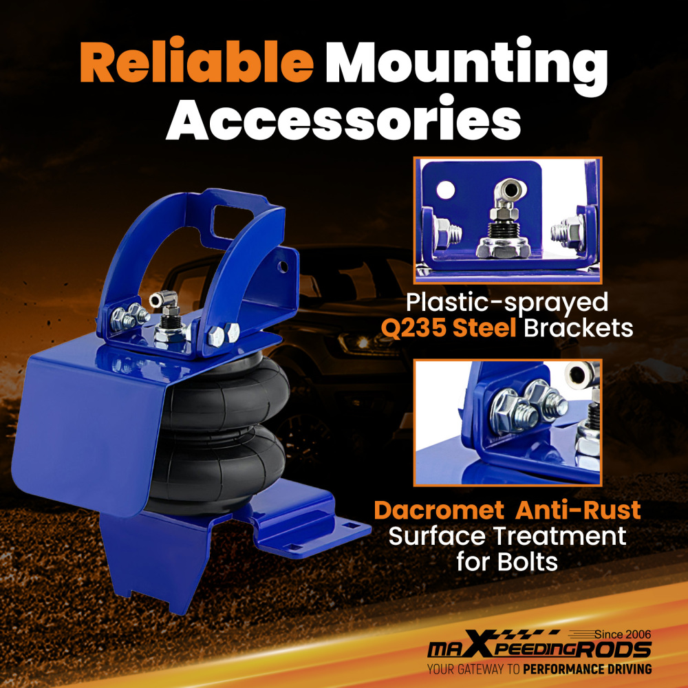 Rear Air Helper Spring Suspension Kit for compatible for Toyota Tacoma 2WD 4WD 05-23