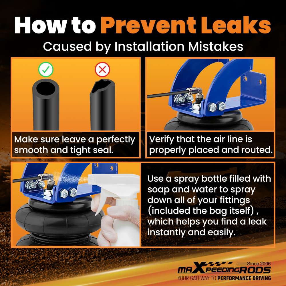 Rear Air Helper Spring Suspension Kit for compatible for Toyota Tacoma 2WD 4WD 05-23